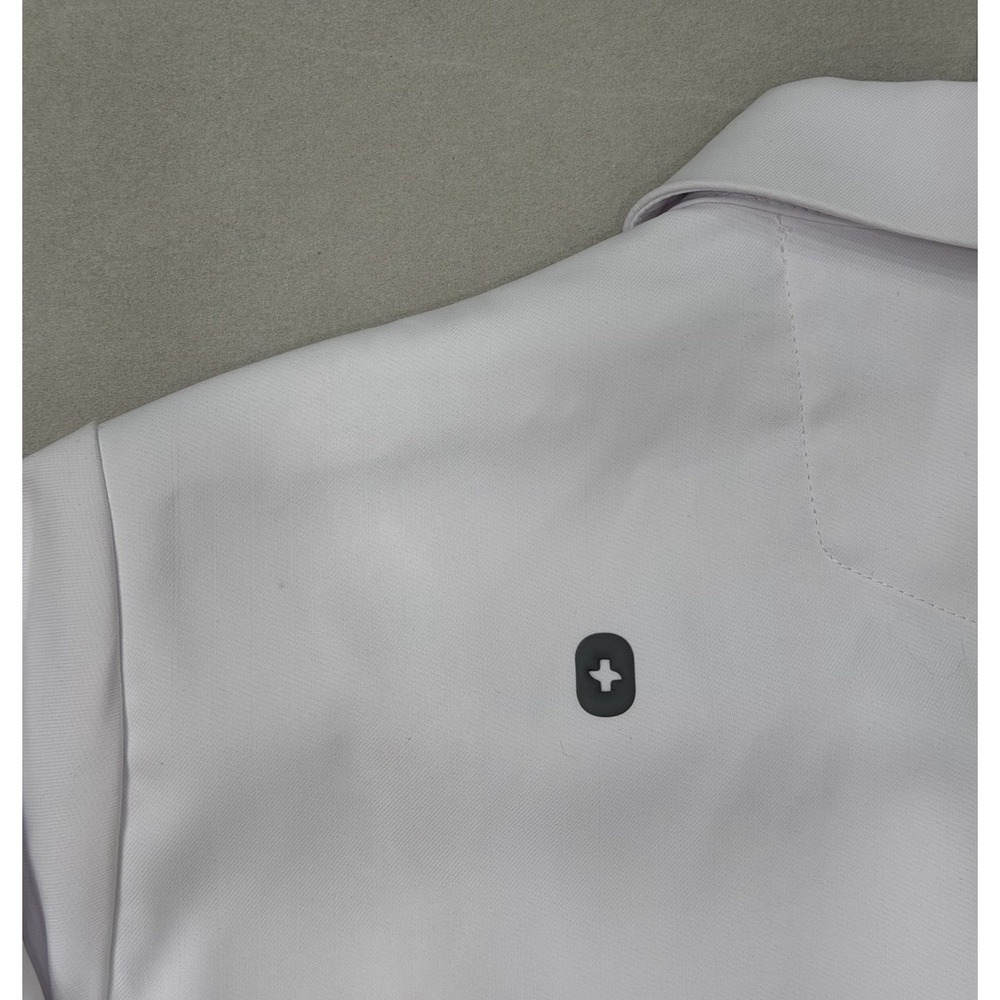 FIGS Bellevue Long Slim Lab Coat Women's Professional Medical Uniform Size Large - Picture 6 of 10